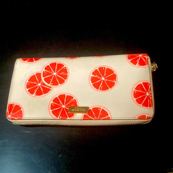 kate spade Handbags - $189 Kate Spade Liberty Street Neda Grapefruit wallet